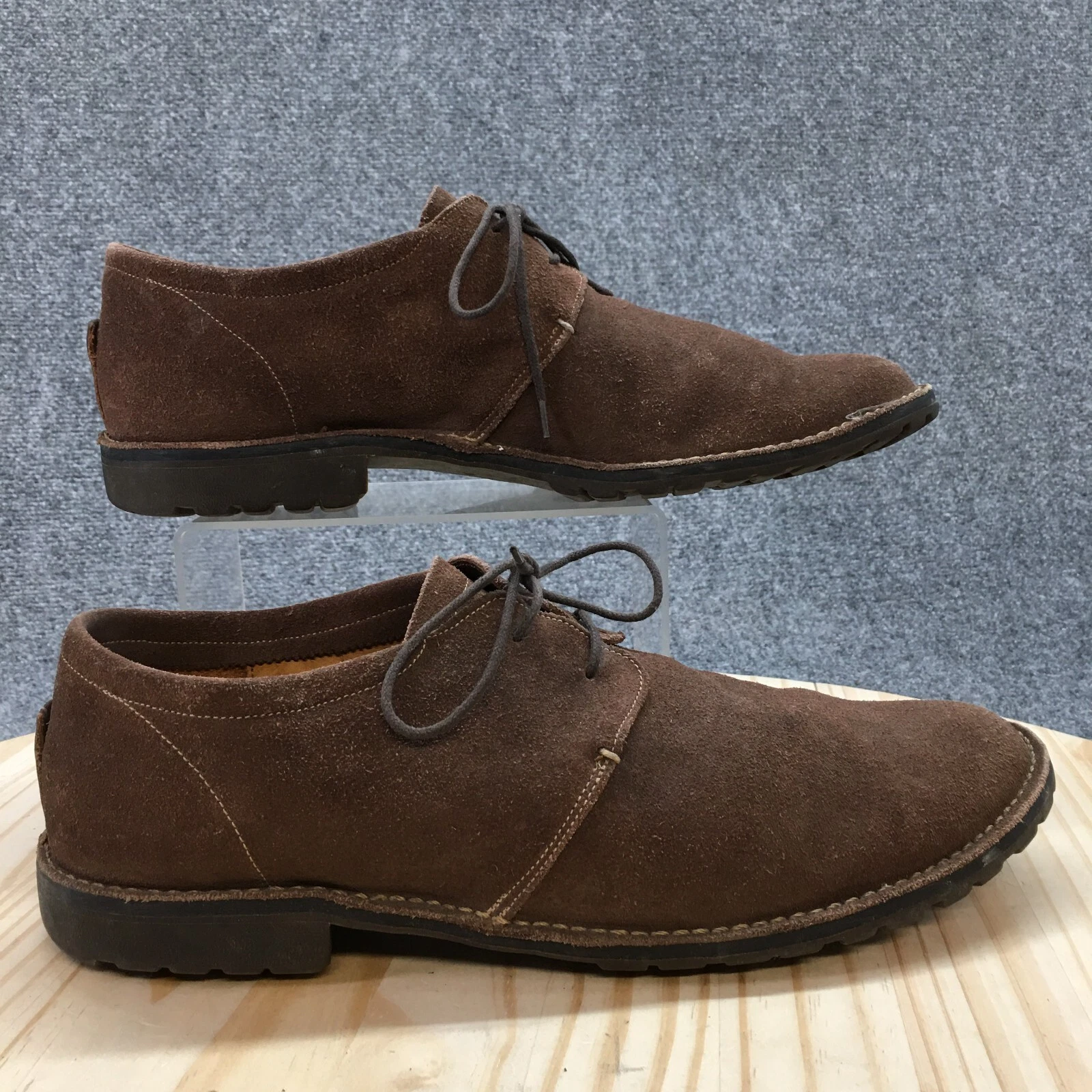 Scarpe Timberland Uomo 12 M Earthkeepers Originali Artigianali Oxford Marrone Scamosciato