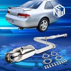 97-01 Honda Prelude Base/Type SH 4" Burnt Muffler Tip Racing Catback Exhaust