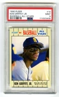 KEN GRIFFEY JR.~RARE (POP 160) 1990 FLEER BASEBALL ALL-STARS PSA-9 MINT CARD #14