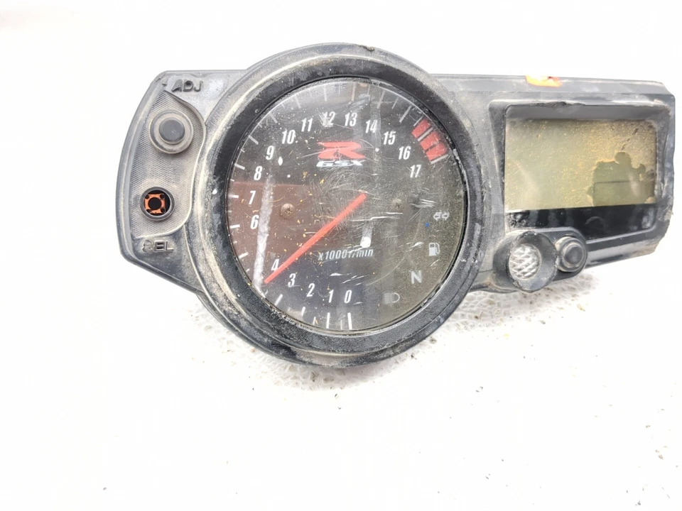 04 05 Suzuki GSXR 600 Calibre Velocímetro Tacómetro Pantalla Foto 3 de 4