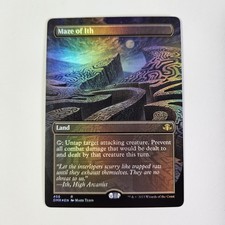 Maze of Ith Foil Borderless Dominaria Remastered MTG