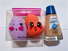 Covergirl Clean Matte Foundation Oil Control  540 Natural Beige Blue Lid + Gift