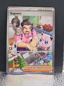 saguaro pokemon card price POKMON GAME sv2D 095/071 SAR Choose up to 2 of your Pokemon Saguaro Price & Card Details