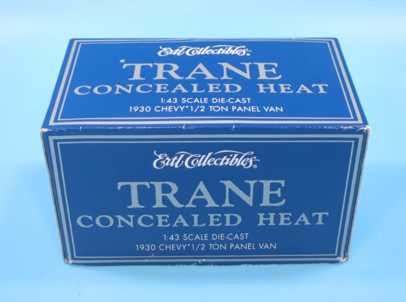 Ertl Trane Concealed Heat Diecast Truck 1930 Chevy Panel Van 1:43 Boxed thumbnail 11