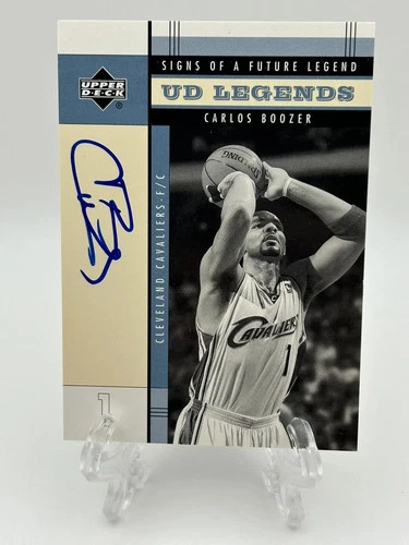 2004 Upper Deck Legends #FL-BO Carlos Boozer Auto Cavaliers