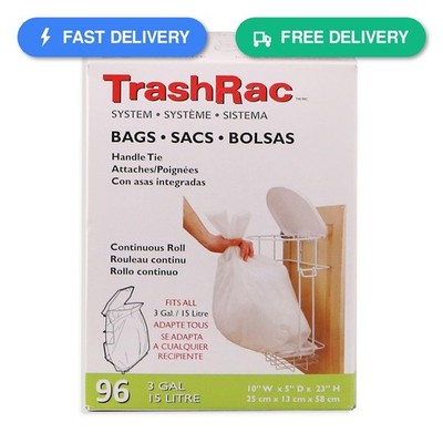3 Gal Handle Tie Refill Bags 96Ct