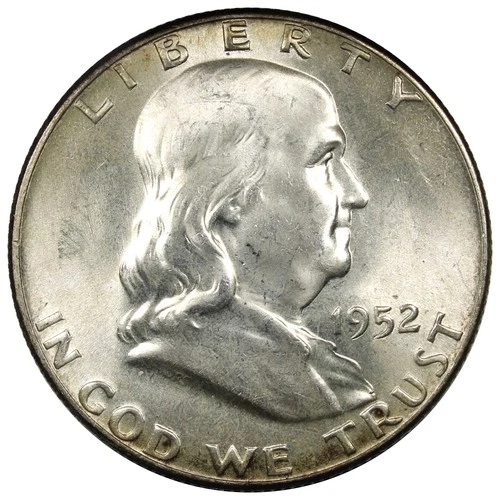 1952-P Franklin Half Dollar BU+ Uncirculated Better Date A2862