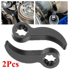 2PCS Pry Bar Wrench Adaptor Head Half Shaft Removal Tool Crowbar Ratchet Tools