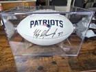 ROB GRONKOWSKI SIGNED FOOTBALL WITH PLAYER HOLO