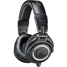 Audio-Technica ATH-M50X Professional Studio Headphones Black 