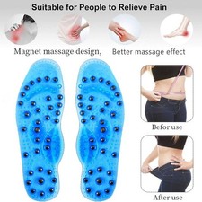 Magnetic Shoe Insoles Reflexology for Pain Relief Foot Acupuncture Point Therapy