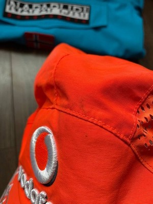 Original Vodafone McLaren Mercedes Lewis Hamilton Cap Orange F1