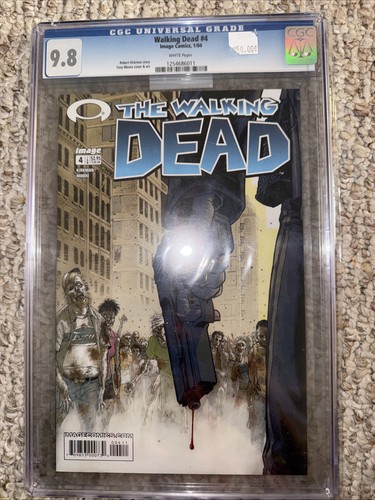 The Walking Dead #4 CGC 9.8 White Pages Image Comics Tony Moore