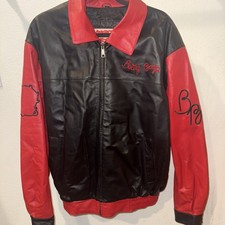 Authentic Vintage Y2K Betty Boop Women's Leather Jacket By American Toons Size L