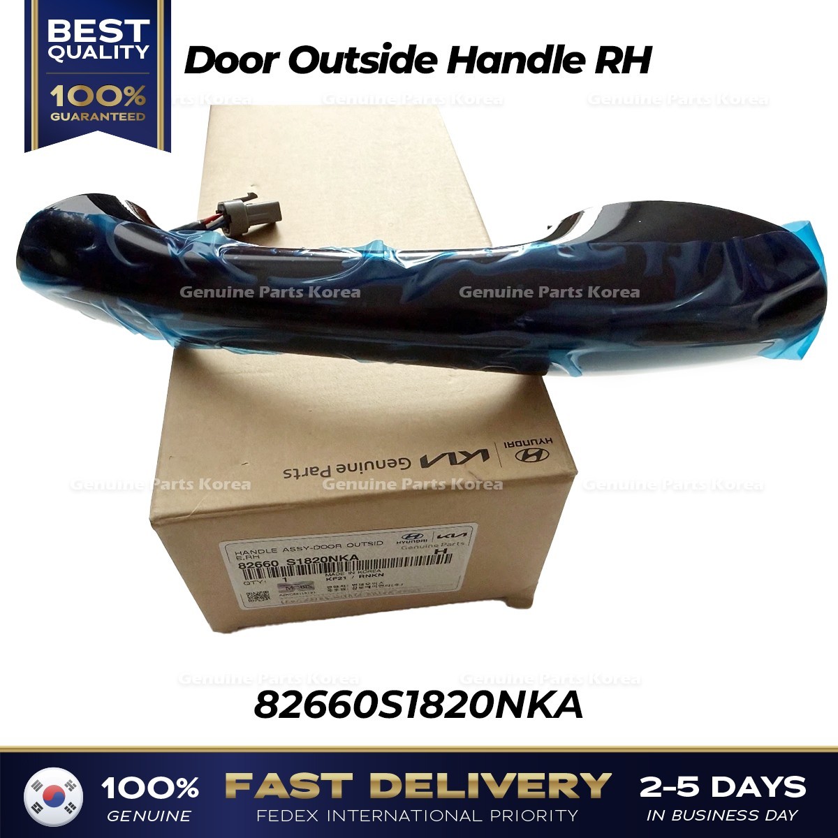 ⭐Genuine⭐ Door Outside Handle RH 82660S1820NKA for Hyundai Santa
