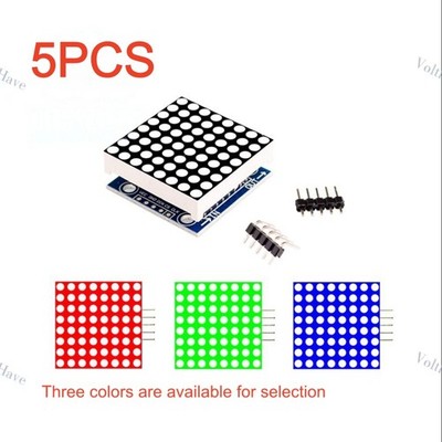 MAX7219 Dot Matrix Module - Microcontroller-controlled Driver LED Display Module