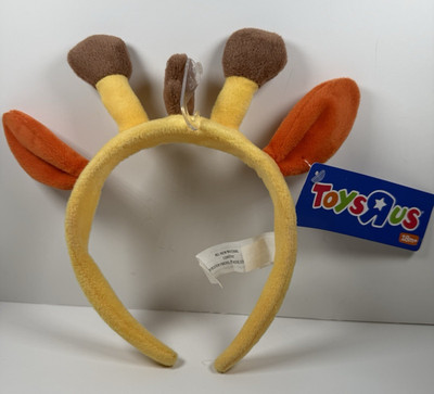 Hard to Find Toys R Us Geoffrey The Giraffe Headband w/Ears Hair Band 2023 NWT's