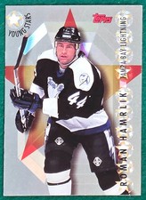 Roman Hamrlik - 1995-96 Topps Young Stars #YS13 - Lightning Hockey Card