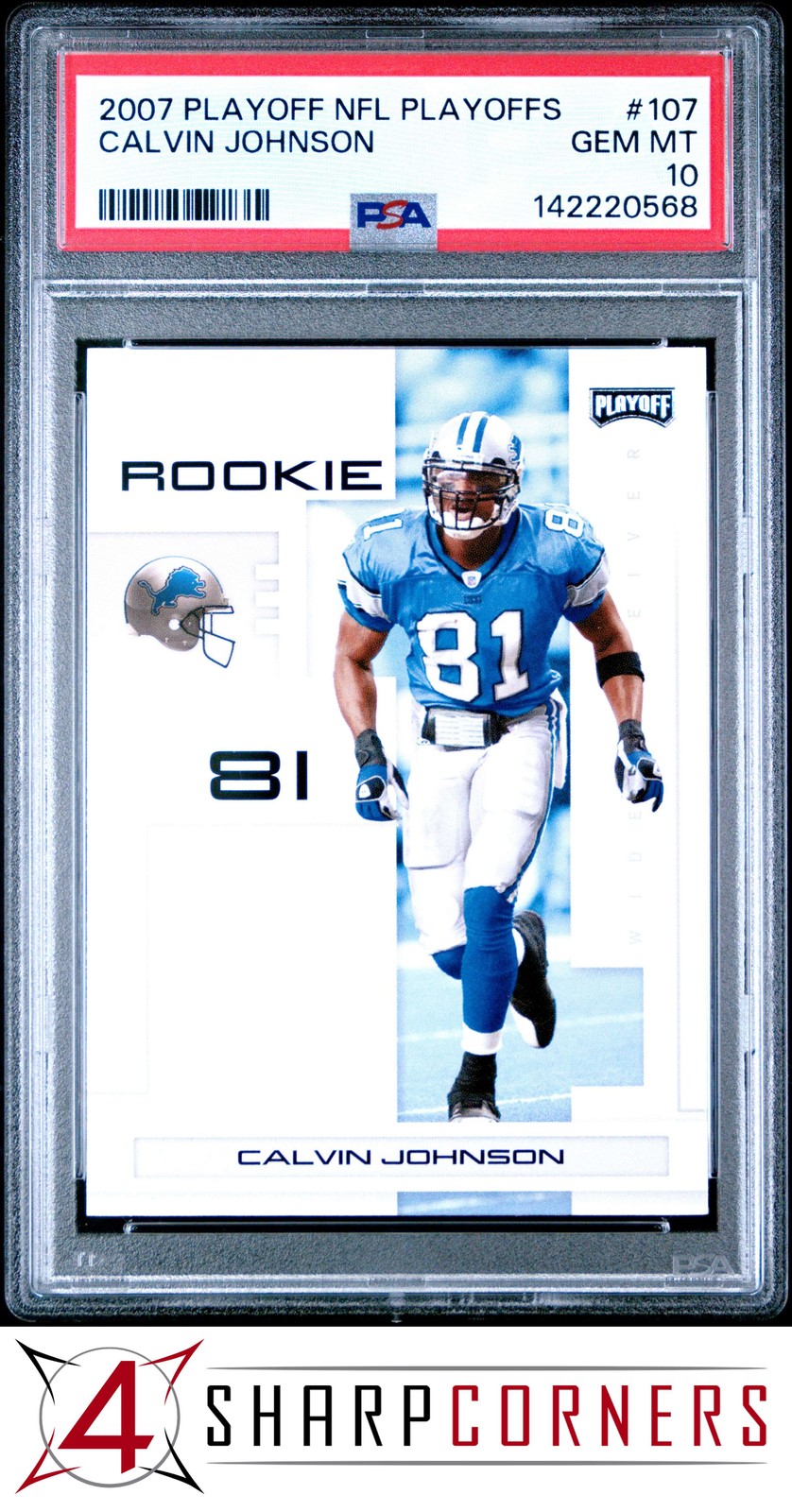 Calvin Johnson Playoff NFL Playoffs #107 Base