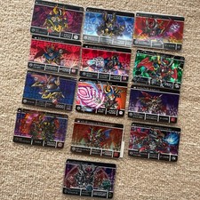 SD Gundam Carddass Set 7 Cards Satan Gundam Knight Gundam Near Mint Japan
