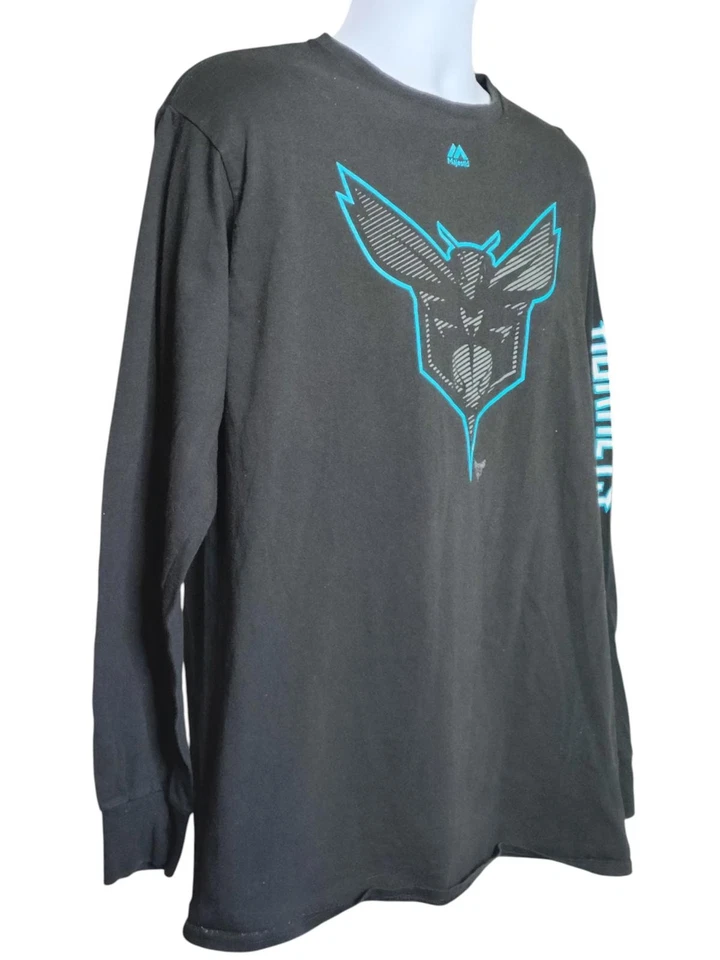 Camiseta manga larga Majestic Charlotte Hornets Foto 4 de 4