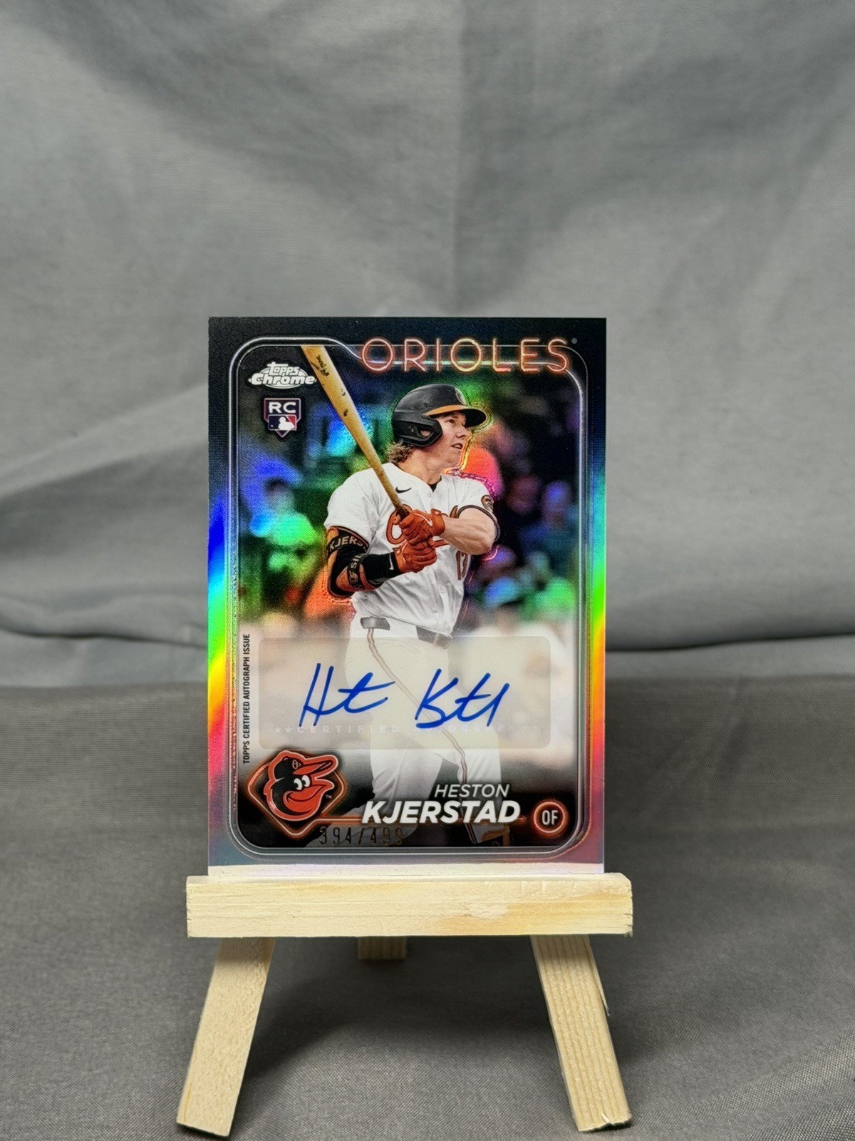 2024 Topps Chrome Update Series Auto Heston Kjerstad /499 #AC-HK Refractor (RC)
