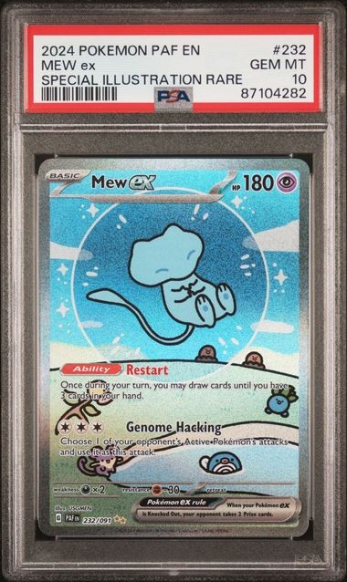 Mew ex 2024 Scarlet & Violet: Paldean Fates #232/091 Special