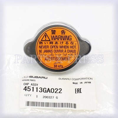 45113GA022 OEM GENUINE SUBARU RADIATOR CAP FORESTER IMPREZA LOYALE OUTBACK SVX