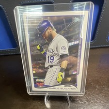 Topps 2014 Update Series Charlie Blackmon All-Star Game #US-299 Rockies