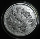 Year of Dragon Silver Coin 🐲 1 Oz Rare 500 Intaglio Limited Mintage Club🐉