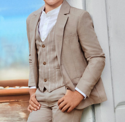 6469 Nukutavake by Mayoral Jungen Blazer Sakko beige NEU Gr. 128 - 152