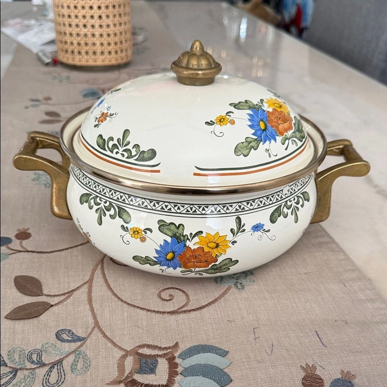 Villeroy & Boch Amsterdam Asta Dutch Oven Enamel Cookware Casserole 8”