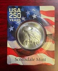 Scottsdale Mint 1 oz Silver Eagle Stacker Round Certi-Lock USA 250 Years