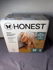 The Honest Company Clean Conscious Disposable Diapers - Cute Dog Print Size 6