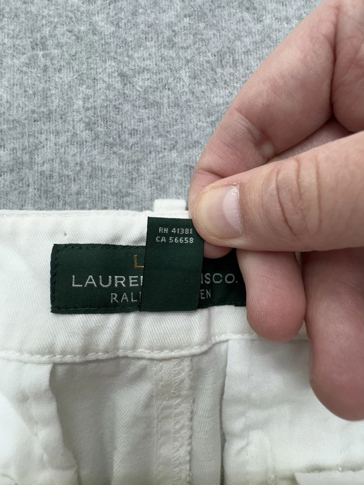 Pantalones Cortos Lauren Jeans Co Para Mujer Talla 2 28 Blanco Informal Aire Libre Golf Fiesta Elegante Foto 3 de 4