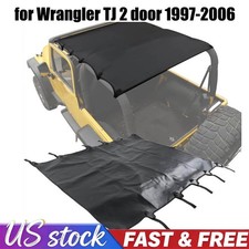 Fit For Jeep Wrangler Tj 2door 1997-2006 Bikini Top Sun Shade Cover - Leather