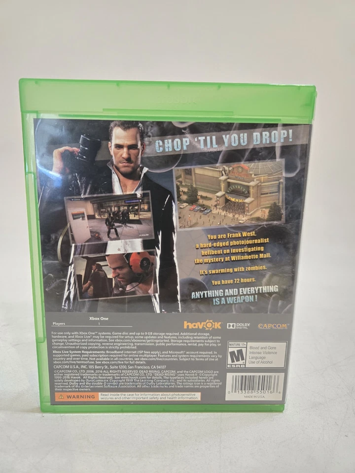 Dead Rising (Microsoft Xbox One, 2016) Video Game No Manual  - Image 2 of 4