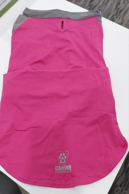 XX-Large Canine Friendly Solis UV Coverup in Raspberry/Charcoal