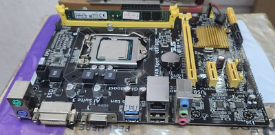 ASUS H81M-K H81 LGA1150 DDR3 mATX Motherboard w/ i5-4560 SR1QK CPU 4GB & No I/O