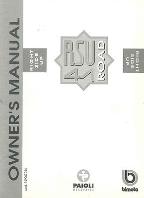 Copia Manuale Forcella Paioli ''41'' Copy Bedienungsanleitung for for for forks 