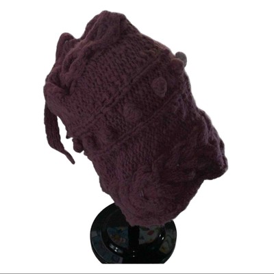 Banana Republic Purple Pom Pom Winter 