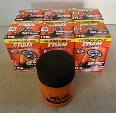 SIX(6) Fram PH5 Oil Filter CASE fits PF1218 PH1218 51060 1060 V4631 L34631 LF279