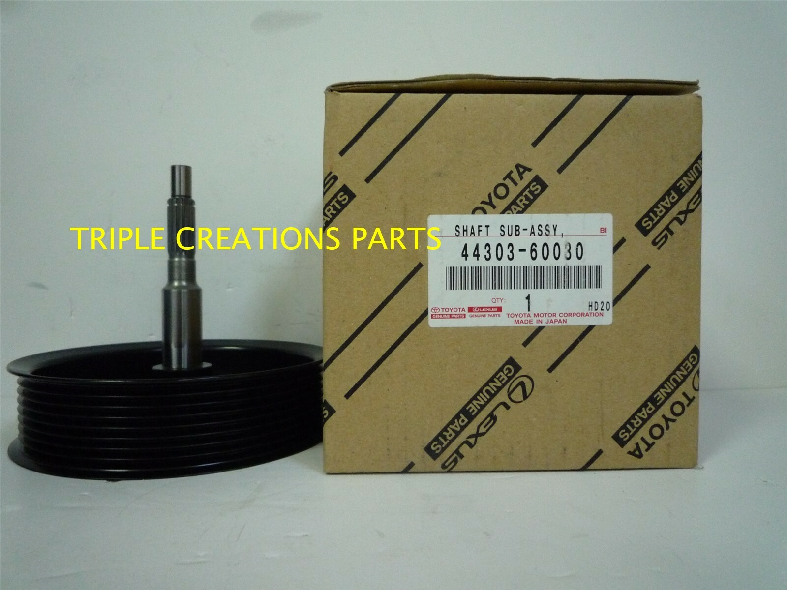 GENUINE Toyota LEXUS 44303-60030 SHAFT SUB-ASSY, W/PULLEY  