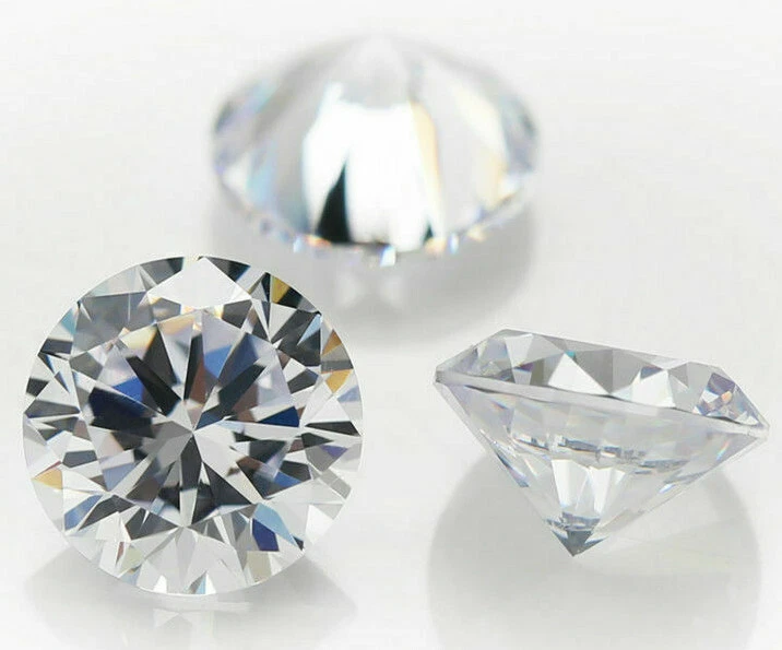 Cubic Zirconia Briliant White 1 12 mm Round Loose Stones Very Best Quality