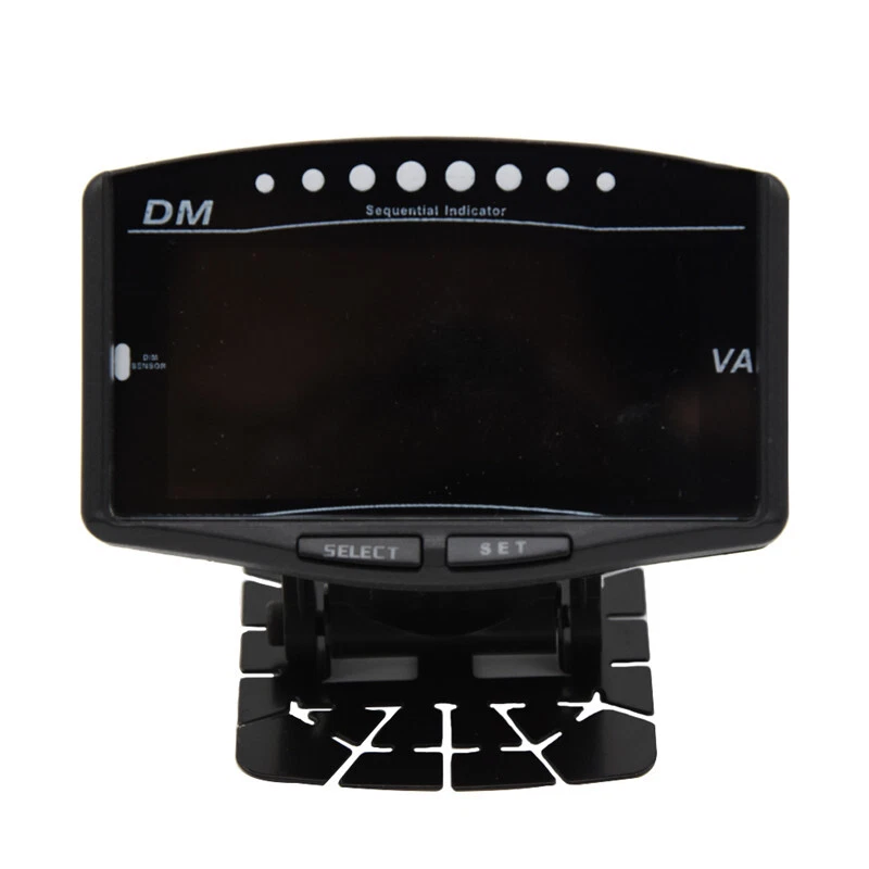 5 en 1 12/24 V Coche LCD Electrónico Aceite Voltímetro Tacómetro Combustible Agua Medidor Sensor Foto 3 de 4