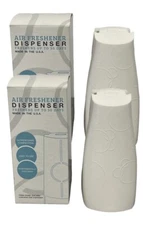 (2 Pk) Ecolab AIR Air Freshener Dispenser, White. EACAB2
