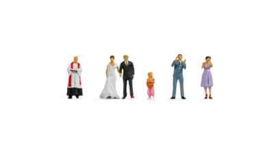 NOCH 45862 Hochzeitspaar Spur TT #MK18