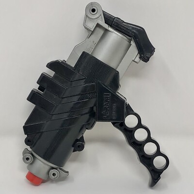 Larami 1986 Commando Strike Force Avenger Rare Vintage Toy Gun Black Gray AS IS