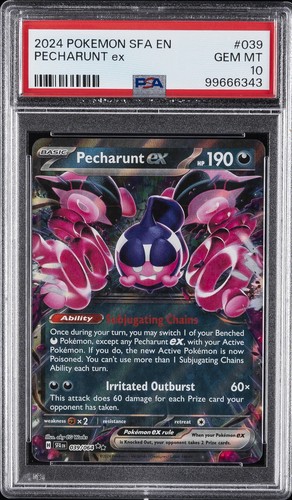 Pecharunt ex graded PSA 10 for sale on eBay