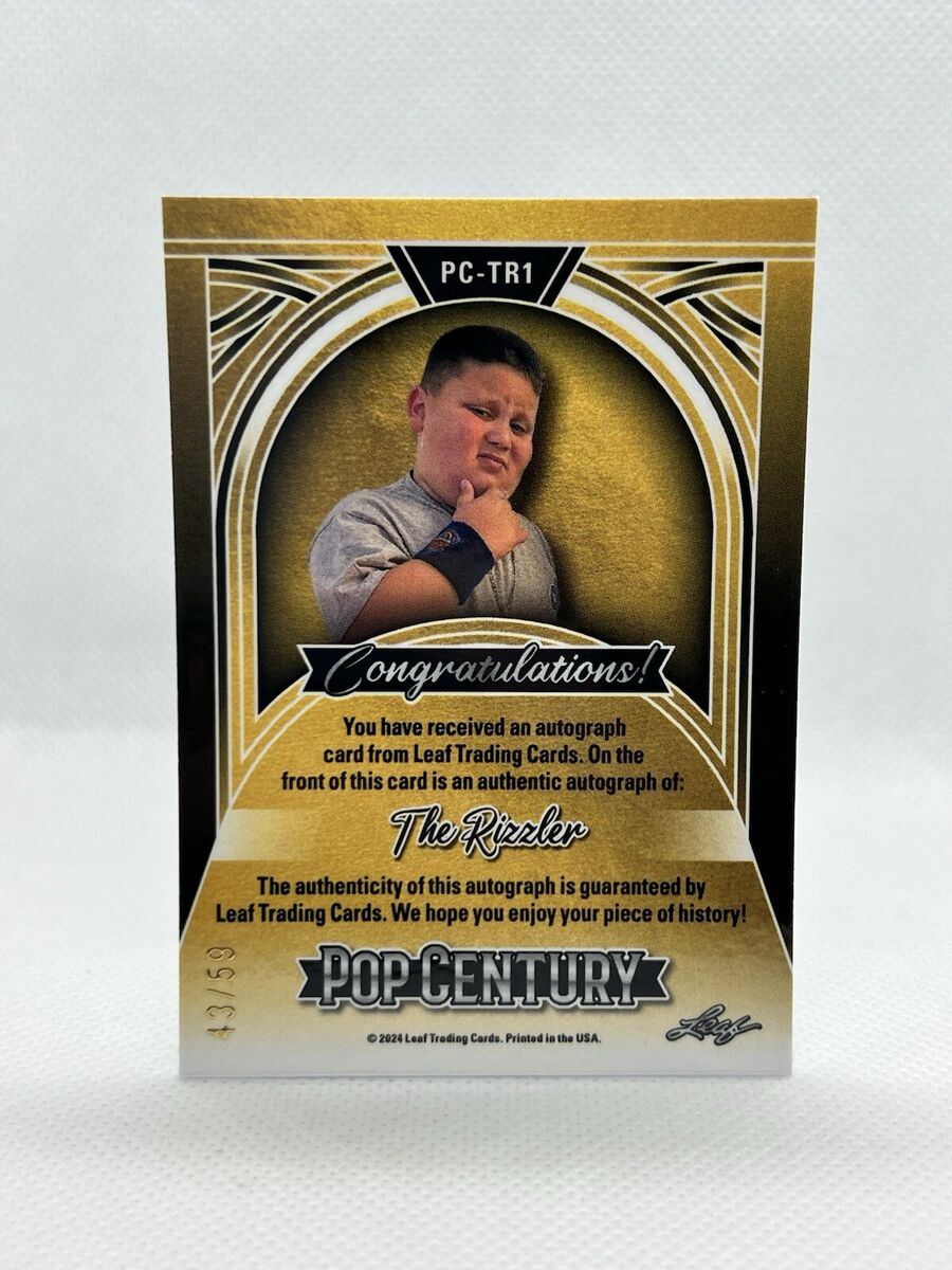 2024 Leaf Metal Pop Century The Rizzler Aqua Blue Scope Auto 2024 Leaf Metal Pop Century The Rizzler Aqua Blue Scope Auto